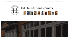 Desktop Screenshot of edholtjoinery.com