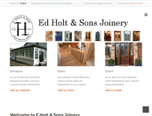 Tablet Screenshot of edholtjoinery.com